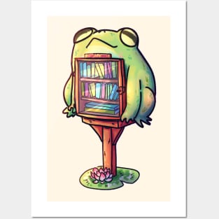 Frog Library Posters and Art